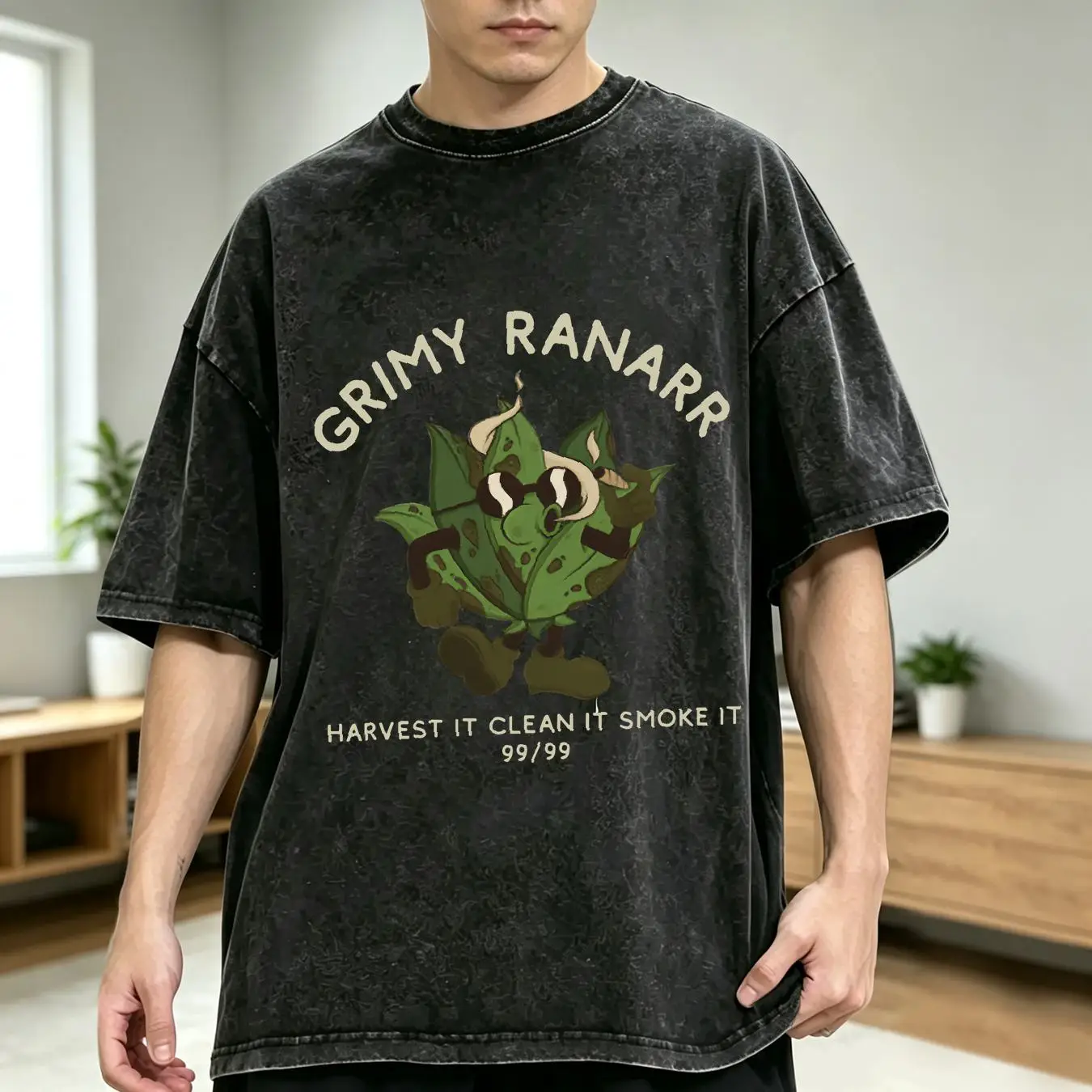 Retro Gaming T Shirt - washed T Shirt Grimy Ranarr Classic