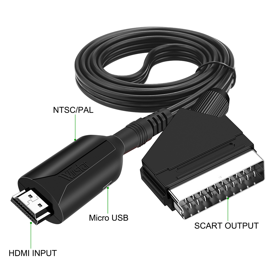 HDMI-Compatible to SCART Cable - Scart To Hdmi review and price