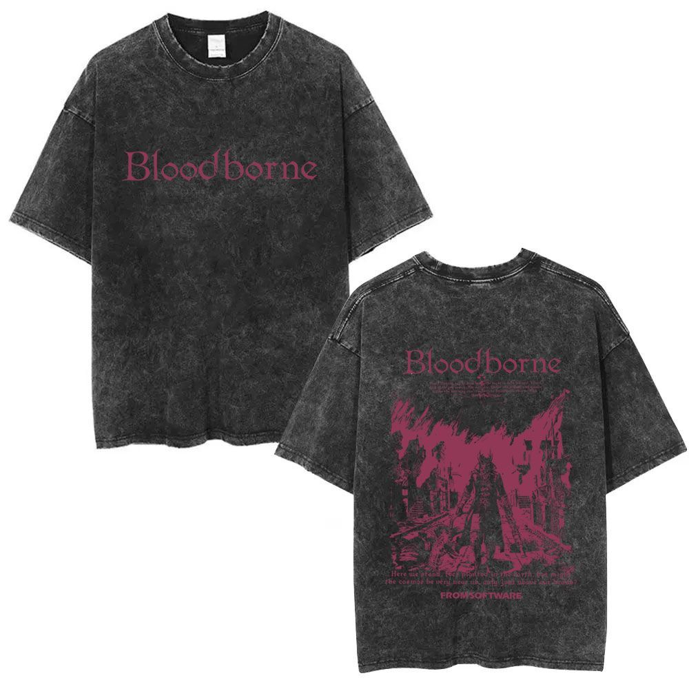 Y2k Summer Bloodborne Game Per - Retro Gaming T Shirt review and price